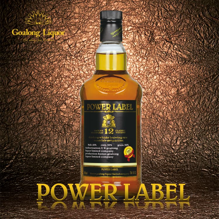 Goalong Liquor Power Label Whisky